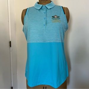 NWT Under Armour Cochecho Country Club 100 Years Color Block Sleeveless Polo